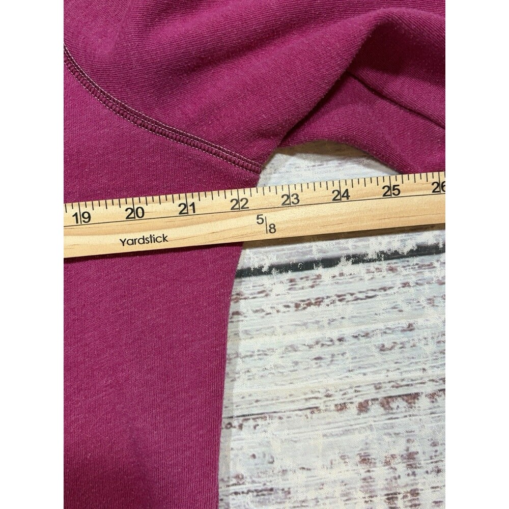 Victoria's Secret Pink Womens Pink 1986 Pullover Sweatshirt Large KangarooPocket - Picture 7 of 10